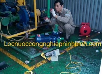 Bảo trì hệ thống lọc nước tinh khiết 750l/h tại KCN Khánh Phú, Ninh Bình.