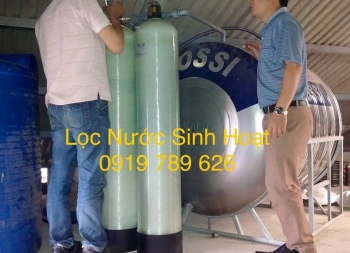 Lắp đặt bộ lọc nước giếng khoan gia đình A ĐÀM , Ninh Bình